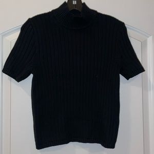 Jcrew Cotton turtleneck short sleeve sweater